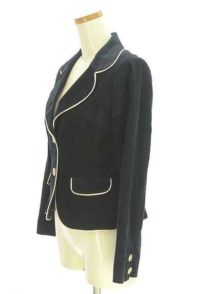GALLERY VISCONTI（ギャラリービスコンティ）の古着「パイピングテーラードジャケット（ジャケット）」大画像３へ