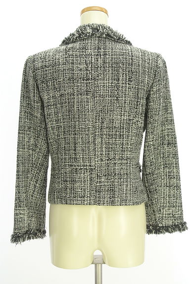 GALLERY VISCONTI（ギャラリービスコンティ）の古着「フリンジツイードジャケット（ジャケット）」大画像２へ