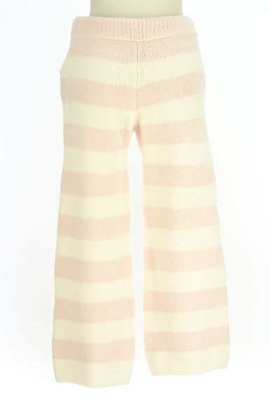 gelato pique（ジェラートピケ）の古着「ボーダーモコモコルームパンツ（パンツ）」大画像２へ