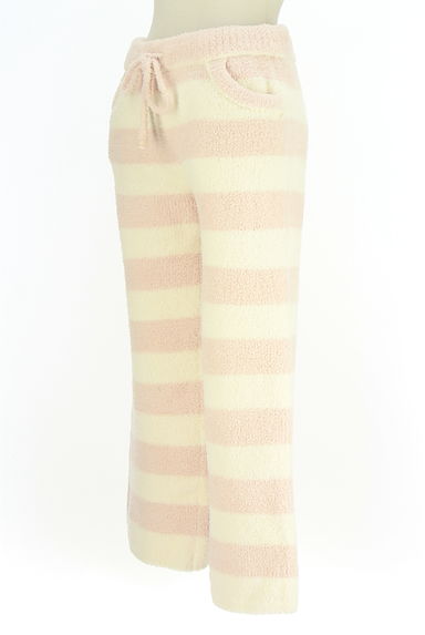 gelato pique（ジェラートピケ）の古着「ボーダーモコモコルームパンツ（パンツ）」大画像３へ