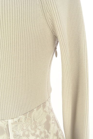 Apuweiser riche（アプワイザーリッシェ）の古着「異素材切替レースアップロングワンピース（ワンピース・チュニック）」大画像４へ