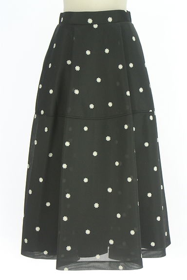 Apuweiser riche（アプワイザーリッシェ）の古着「花刺繍ロングフレアスカート（ロングスカート・マキシスカート）」大画像１へ