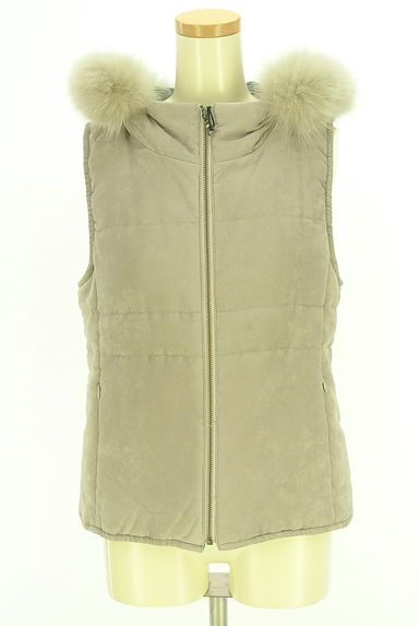 DOUBLE STANDARD CLOTHING（ダブルスタンダードクロージング）の古着「フーディ中綿ベスト（ブルゾン・スタジャン）」大画像１へ