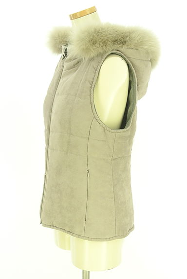 DOUBLE STANDARD CLOTHING（ダブルスタンダードクロージング）の古着「フーディ中綿ベスト（ブルゾン・スタジャン）」大画像３へ