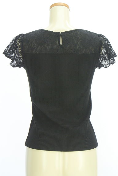 PROPORTION BODY DRESSING（プロポーションボディドレッシング）の古着「レース切替リブニット（カットソー・プルオーバー）」大画像２へ