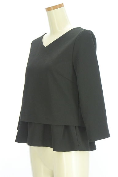 JEANASiS（ジーナシス）の古着「レイヤード風裾フリルカットソー（カットソー・プルオーバー）」大画像３へ