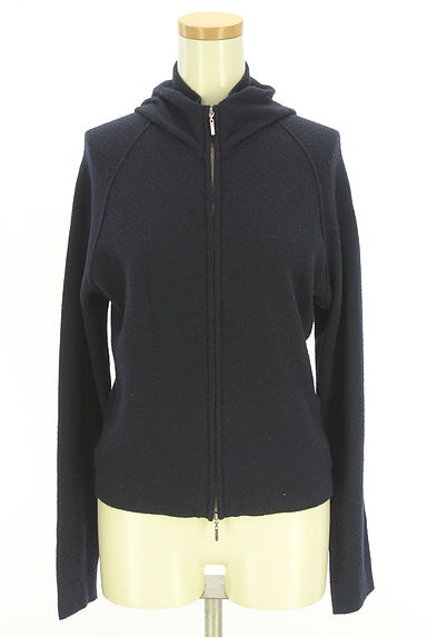 GALERIE VIE（ギャルリーヴィー）の古着「ダブルジップニットパーカー（スウェット・パーカー）」大画像１へ