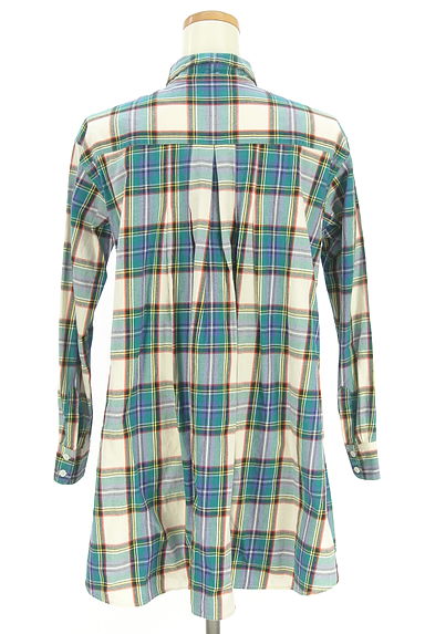 TOMORROWLAND（トゥモローランド）の古着「MACPHEE Aラインチェックシャツ（カジュアルシャツ）」大画像２へ