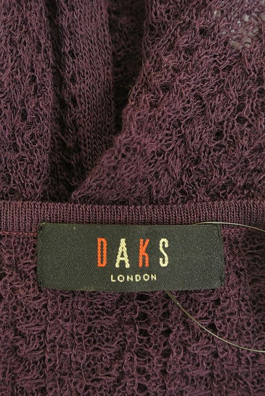 DAKS（ダックス）の古着「透かし編みニットカーディガン（カーディガン・ボレロ）」大画像６へ