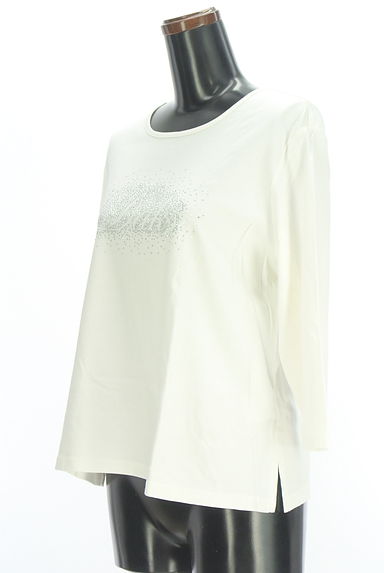 DAKS（ダックス）の古着「ラインストーンロゴ7分袖カットソー（カットソー・プルオーバー）」大画像３へ