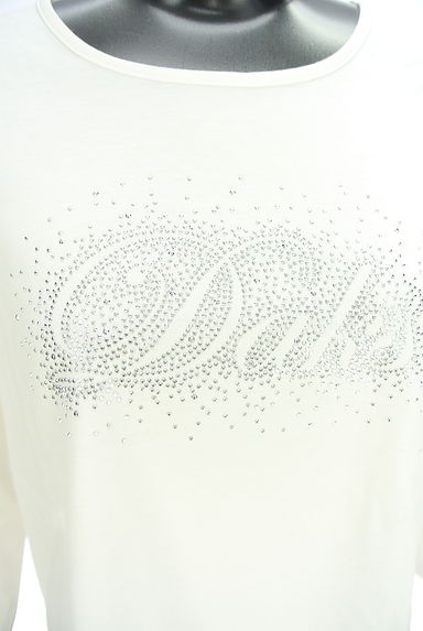 DAKS（ダックス）の古着「ラインストーンロゴ7分袖カットソー（カットソー・プルオーバー）」大画像４へ