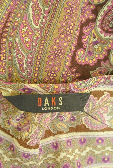 DAKS（ダックス）の古着「ドロストシフォンチュニック（ブラウス）」大画像６へ