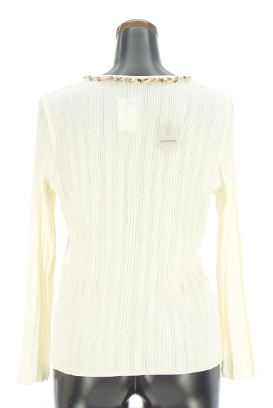 DAKS（ダックス）の古着「チェックシフォンフリルニットカーディガン（カーディガン・ボレロ）」大画像４へ