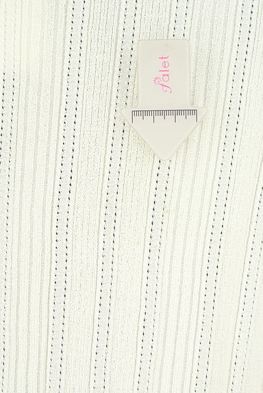 DAKS（ダックス）の古着「チェックシフォンフリルニットカーディガン（カーディガン・ボレロ）」大画像５へ