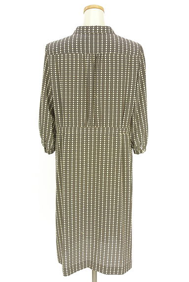 DAKS（ダックス）の古着「七分袖ミモレシャツワンピース（ワンピース・チュニック）」大画像２へ