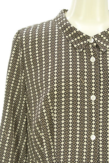 DAKS（ダックス）の古着「七分袖ミモレシャツワンピース（ワンピース・チュニック）」大画像４へ