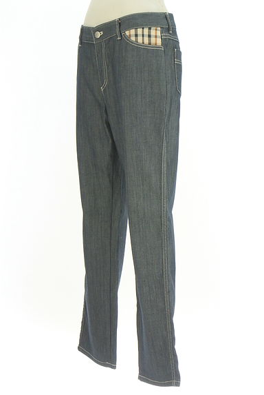 DAKS（ダックス）の古着「チェックポイントストレートデニム（デニムパンツ）」大画像３へ