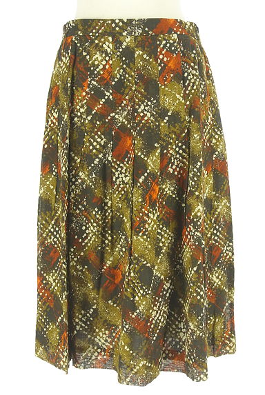 DAKS（ダックス）の古着「膝下丈コットンフレアスカート（スカート）」大画像１へ