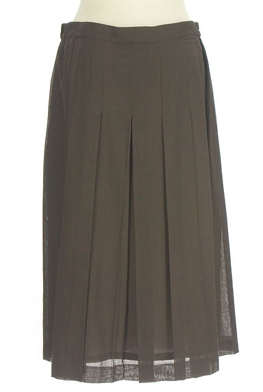 DAKS（ダックス）の古着「膝下丈タックシアースカート（スカート）」大画像２へ