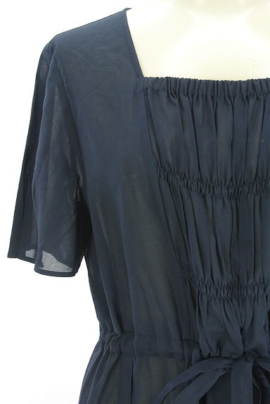 DAKS（ダックス）の古着「ドロストシアーミモレワンピース（ワンピース・チュニック）」大画像４へ