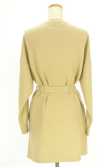 LOUNIE（ルーニィ）の古着「ベルト付きミドル丈ニットカーディガン（カーディガン・ボレロ）」大画像２へ