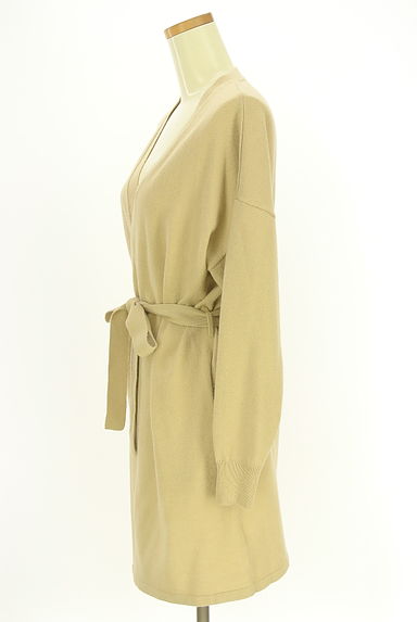 LOUNIE（ルーニィ）の古着「ベルト付きミドル丈ニットカーディガン（カーディガン・ボレロ）」大画像３へ