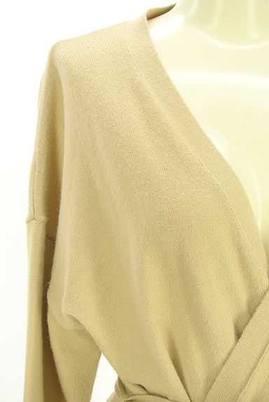 LOUNIE（ルーニィ）の古着「ベルト付きミドル丈ニットカーディガン（カーディガン・ボレロ）」大画像４へ