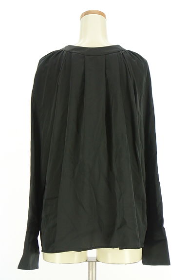 PLST（プラステ）の古着「ベルト付きキーネックフレアブラウス（カットソー・プルオーバー）」大画像２へ