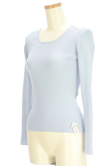 LOUNIE（ルーニィ）の古着「前後2WAYラメリブニット（ニット）」大画像４へ