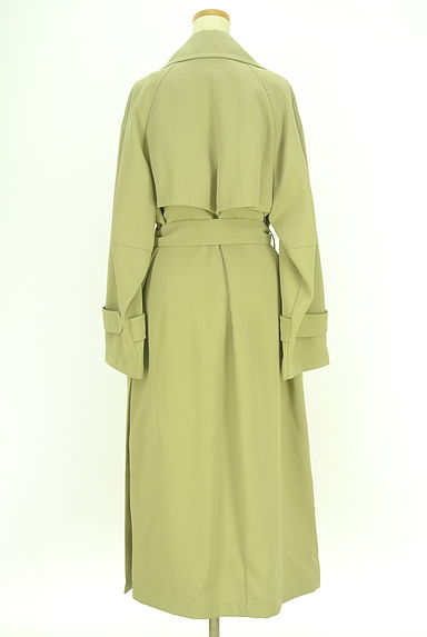 LOUNIE（ルーニィ）の古着「ベルト付きカラーロングトレンチコート（トレンチコート）」大画像２へ