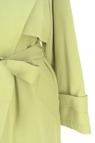 LOUNIE（ルーニィ）の古着「ベルト付きカラーロングトレンチコート（トレンチコート）」大画像５へ