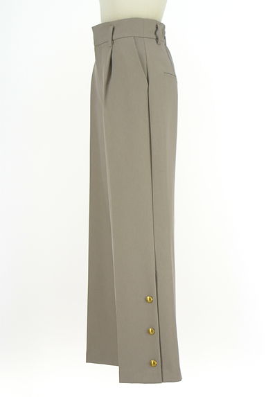 LOUNIE（ルーニィ）の古着「サイドボタンセンタープレスワイドパンツ（パンツ）」大画像３へ