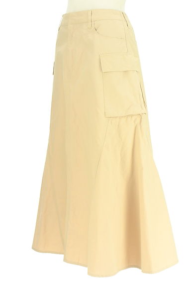 LOUNIE（ルーニィ）の古着「ナイロン混カーゴロングスカート（ロングスカート・マキシスカート）」大画像３へ