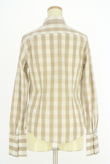 NARA CAMICIE（ナラカミーチェ）の古着「フリルチェックブラウス（ブラウス）」大画像２へ