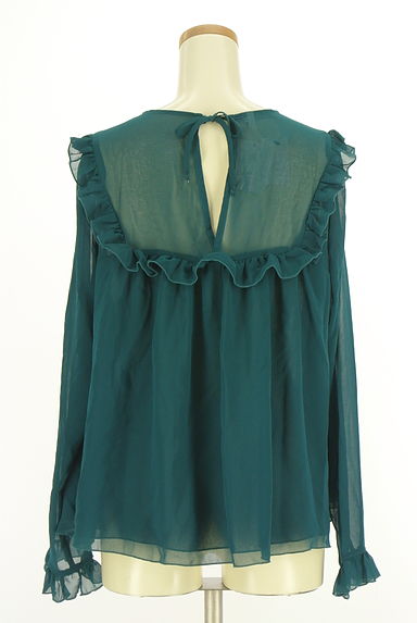 NARA CAMICIE（ナラカミーチェ）の古着「フリルシフォンブラウス（ブラウス）」大画像２へ