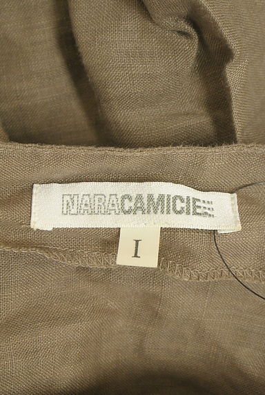 NARA CAMICIE（ナラカミーチェ）の古着「花刺繍スカラップリネンチュニック（カットソー・プルオーバー）」大画像６へ