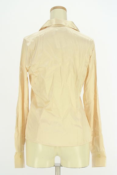 NARA CAMICIE（ナラカミーチェ）の古着「フロントフリルサテンブラウス（ブラウス）」大画像２へ