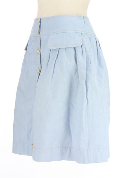 NARA CAMICIE（ナラカミーチェ）の古着「フロントボタンコットン膝上スカート（スカート）」大画像３へ