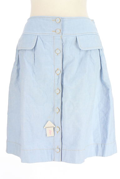 NARA CAMICIE（ナラカミーチェ）の古着「フロントボタンコットン膝上スカート（スカート）」大画像４へ