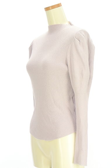 Stola.（ストラ）の古着「パフスリーブハイネックリブニット（ニット）」大画像３へ