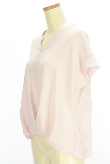 Stola.（ストラ）の古着「フロントタックスキッパーブラウス（カットソー・プルオーバー）」大画像３へ