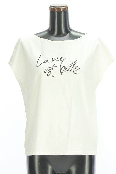 Stola.（ストラ）の古着「フレンチスリーブロゴTシャツ（Ｔシャツ）」大画像１へ