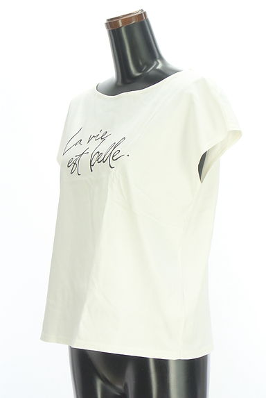 Stola.（ストラ）の古着「フレンチスリーブロゴTシャツ（Ｔシャツ）」大画像３へ