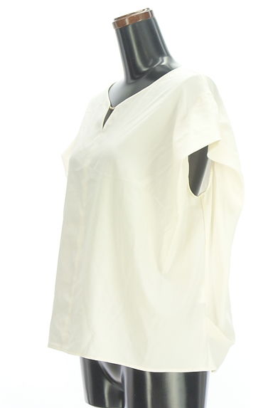 Stola.（ストラ）の古着「ゴールドバー付きシアーブラウス（カットソー・プルオーバー）」大画像３へ