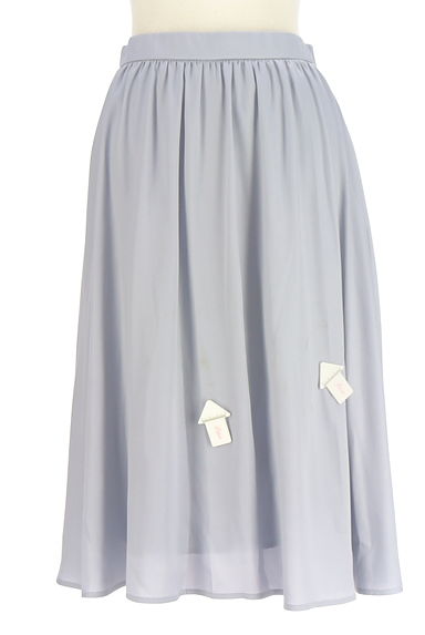 Stola.（ストラ）の古着「膝下丈光沢フレアスカート（スカート）」大画像４へ