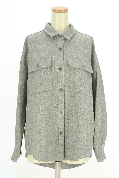 Stola.（ストラ）の古着「ラウンドヘムシャツ（ジャケット）」大画像１へ