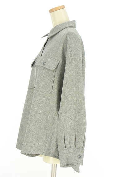 Stola.（ストラ）の古着「ラウンドヘムシャツ（ジャケット）」大画像３へ