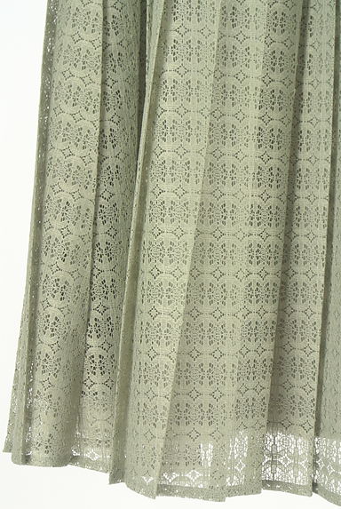 Stola.（ストラ）の古着「総レースプリーツミモレスカート（ロングスカート・マキシスカート）」大画像５へ