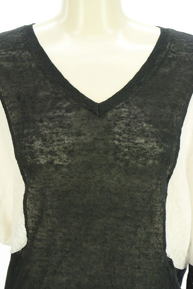 PLST（プラステ）の古着「バイカラーサマーニット（ニット）」大画像４へ