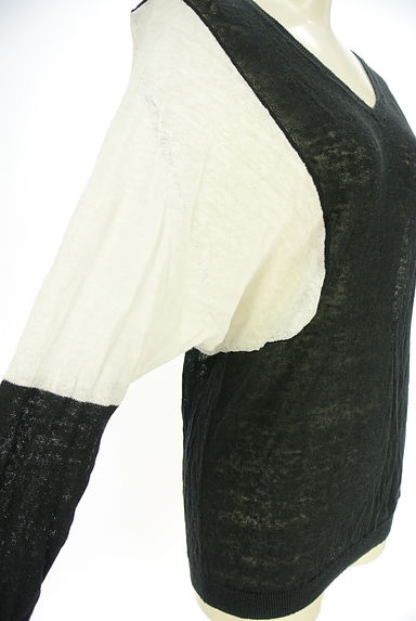 PLST（プラステ）の古着「バイカラーサマーニット（ニット）」大画像５へ